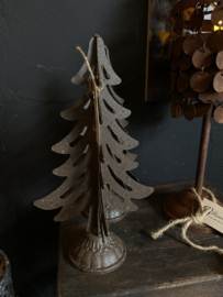 Ijzeren kerstboom rusty bruin