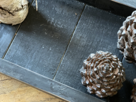 Dienblad stoer en sober zwart / black