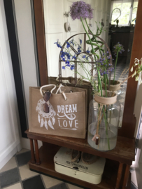 Canvas Beach tas / Shopper Dream & Love