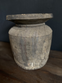 Houten pot  Rob