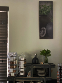 Deco bord kruidenpot 20x55