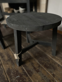 Bijzettafel rond Soft Black