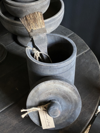 Houten pot+deksel