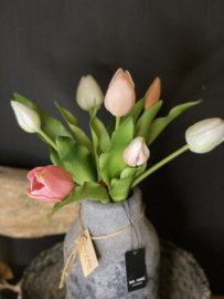 Real Touch Tulp Mix Pink 31cm