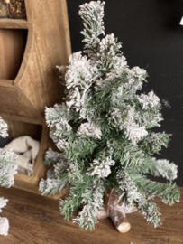 Kunst kerstboompje Snow