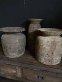 Houten pot  Rob