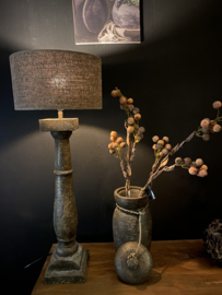 Houten kruik met deksel