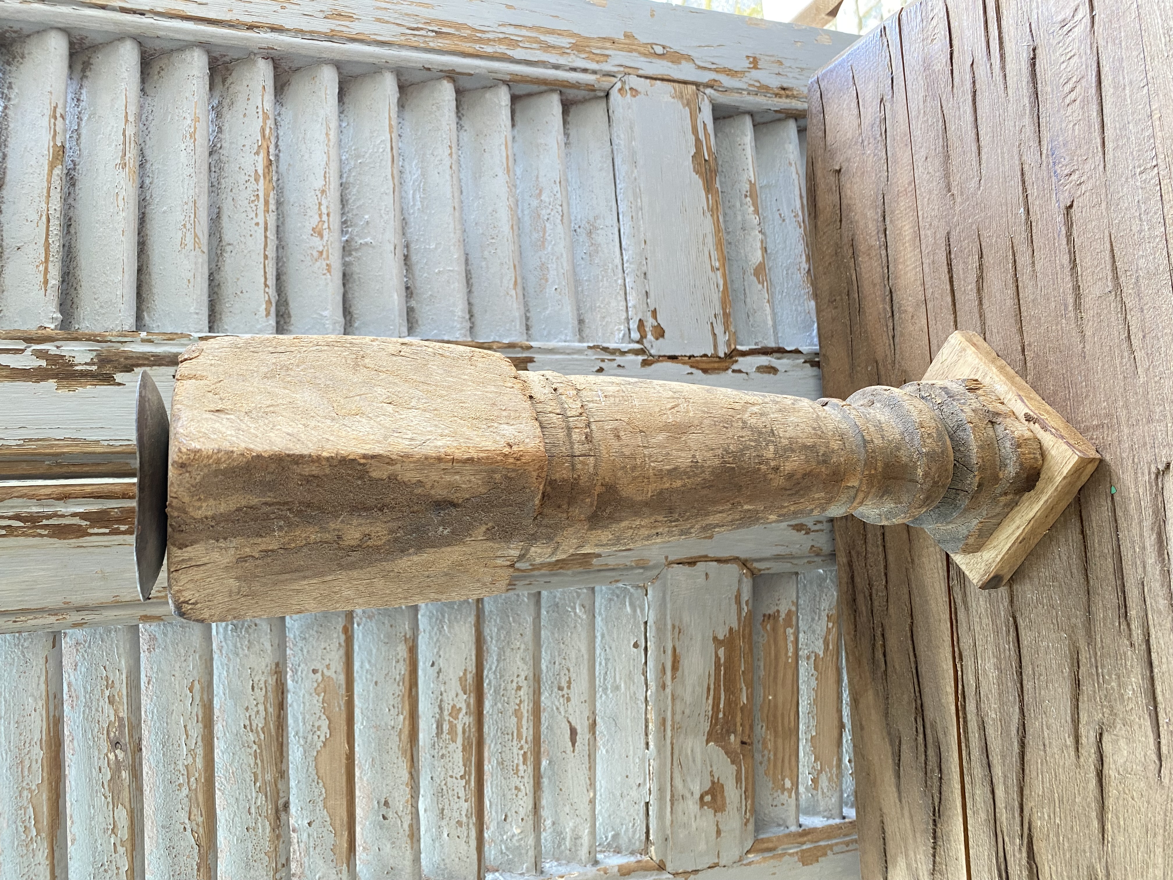 Houten Baluster kandelaar