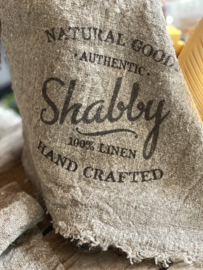 Shabby linnen lapje Shabby 100% linnen