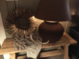 Stoere stenen kruiklamp Rusty