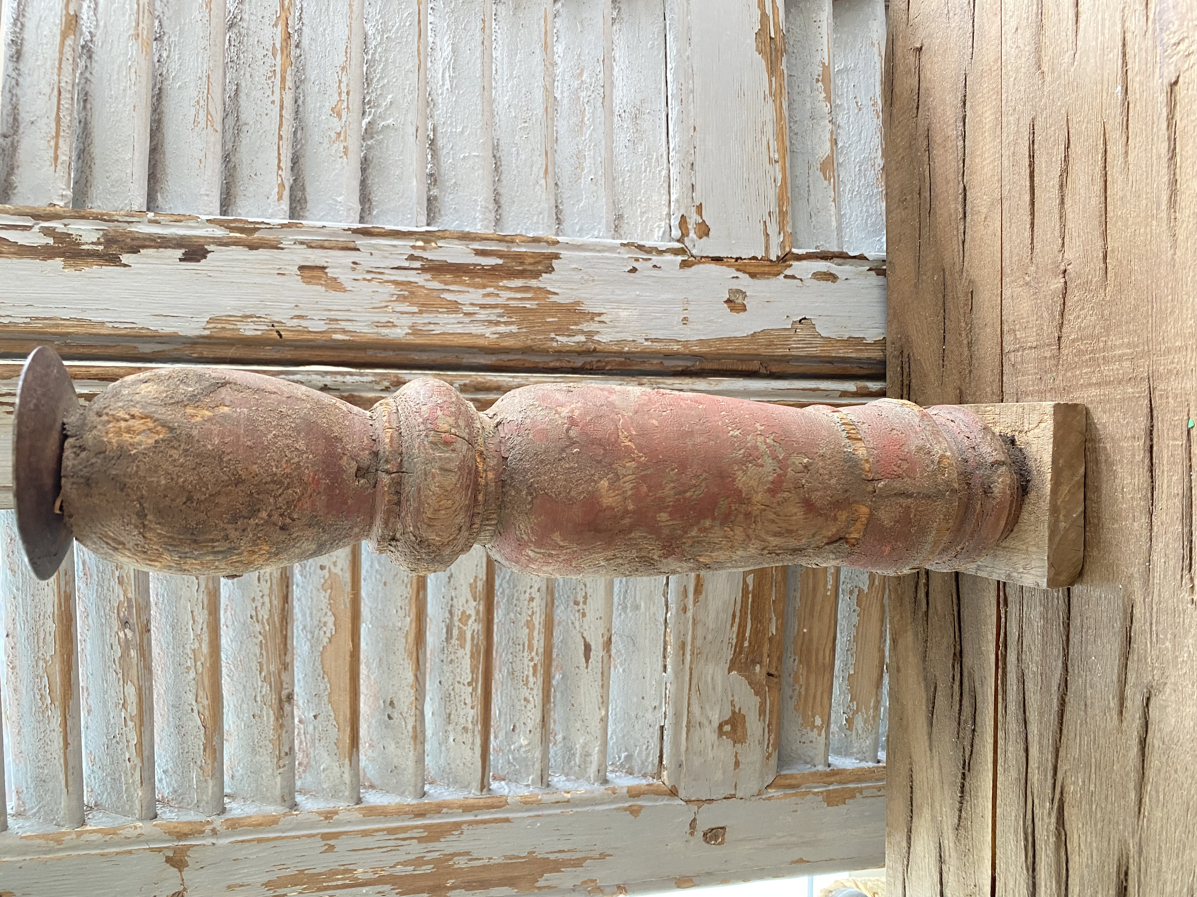 Houten Baluster kandelaar