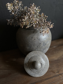 Kruik met deksel Soft Black
