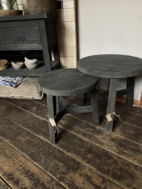 Tafeltje rond Soft Black L