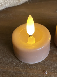 Melting waxinelichtjes led beige