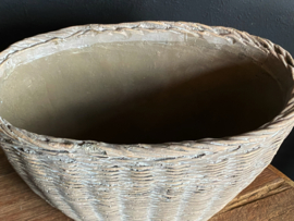 Rietlook Plantenpot Ovaal