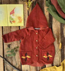 Linen Star Jacket Terracotta