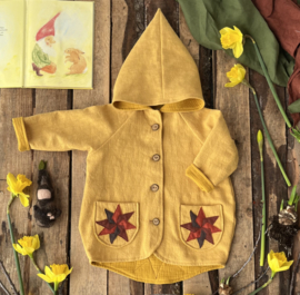 Linen Star Jacket Ochre