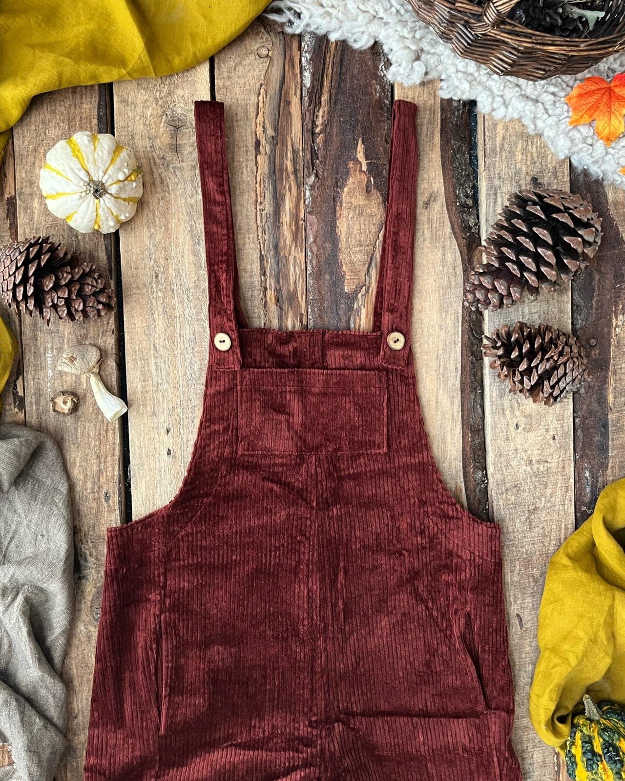 Jumpsuit Corduroy Terracotta