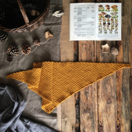 Triangle Scarf Ochre Yellow