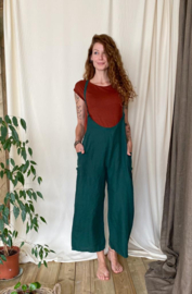 Jumpsuit 'Moon' - Forest Green