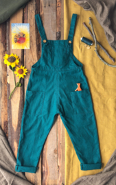 Jumpsuit Linen Ocean Green 110/116