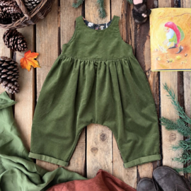 Jumpsuit Baby Corduroy Forest Green