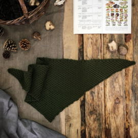 Triangle Scarf Forest Green