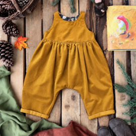 Jumpsuit Baby Corduroy Ochre Yellow