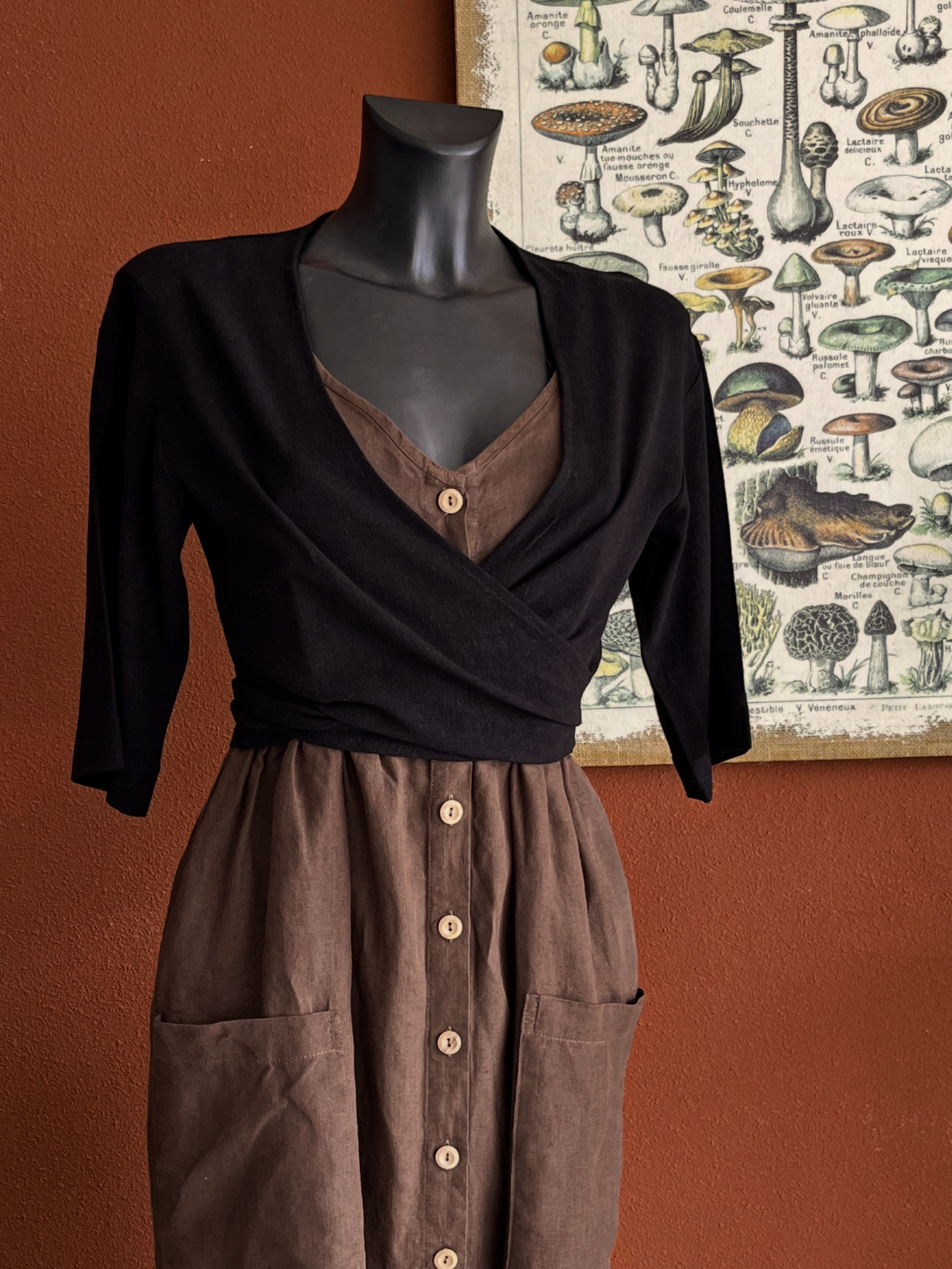 Wrap Top Onyx Black