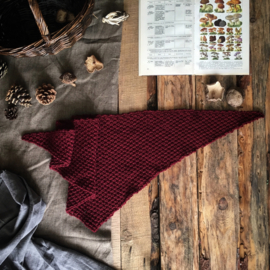 Triangle Scarf Plum