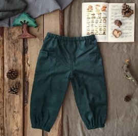 Corduroy Trousers Forest Green 80