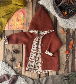 NEW! 100% Wool Terracotta - Foxes 98/104