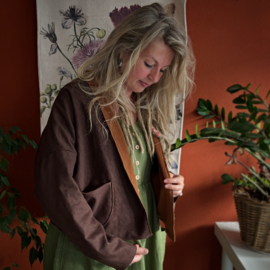Linen Jacket Brown
