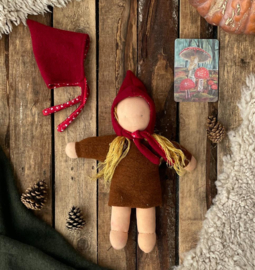 Wool Pixie Hat Doll