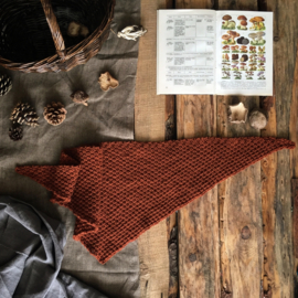 Triangle Scarf Terracotta