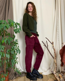 Trousers Corduroy Burgundy