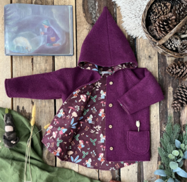 NEW! 100% Wool Plum - Fairy Forest 122/128