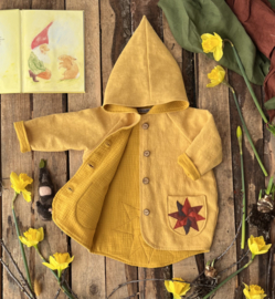 Linen Star Jacket Ochre