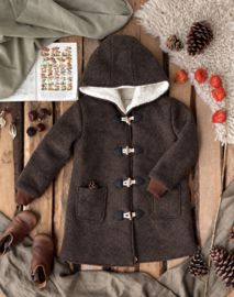 Wool Coats Winter Round Hood