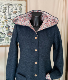 Women's Wool Spring / Autumn Coat Misty Blue