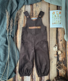 Jumpsuit Corduroy Brown Mushroom 110/116