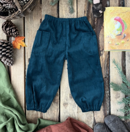 Corduroy Trousers Petrol