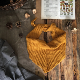 Triangle Scarf Ochre Yellow