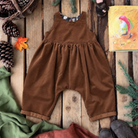 Jumpsuit Baby Corduroy Brown