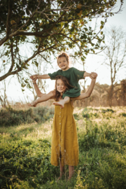 Maxi Dress Linen Mustard