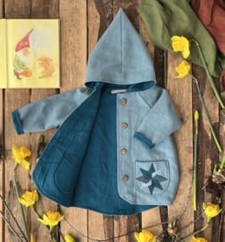 Linen Star Jacket Blue