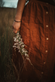 Maxi Skirt Linen Terracotta