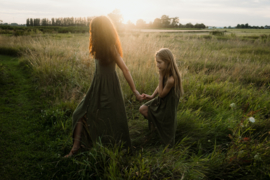 Maxi Dress Linen Moss Green