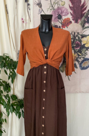 Wrap Top Terracotta