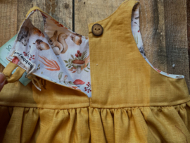 Linen Jumpsuit Ochre Forest